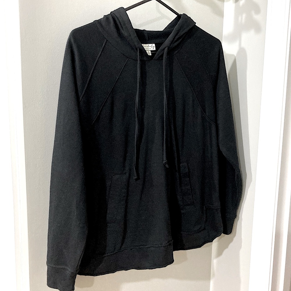 NWOT Black Undone Hoodie